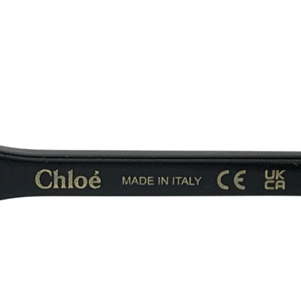 Chloe Eyeglasses Frames CH0152O 001 Polished Black Round Full Rim 53-17-145